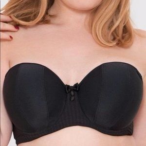 Curvy Kate Luxe Strapless Bra- Black